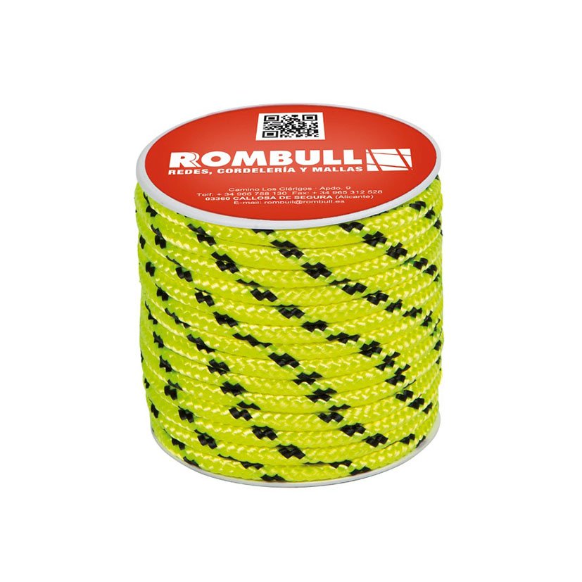 CUERDA POLIEST.100 PES 6MM/15M AMARIL FL