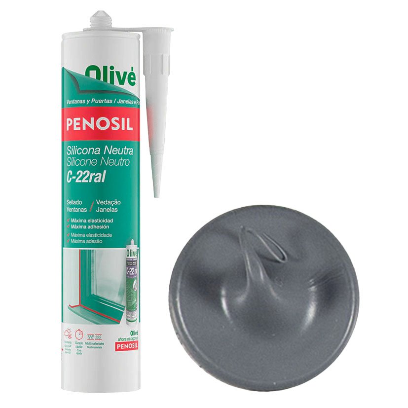 SILICONA NEUTRA C-22 GRIS R7012 300ML