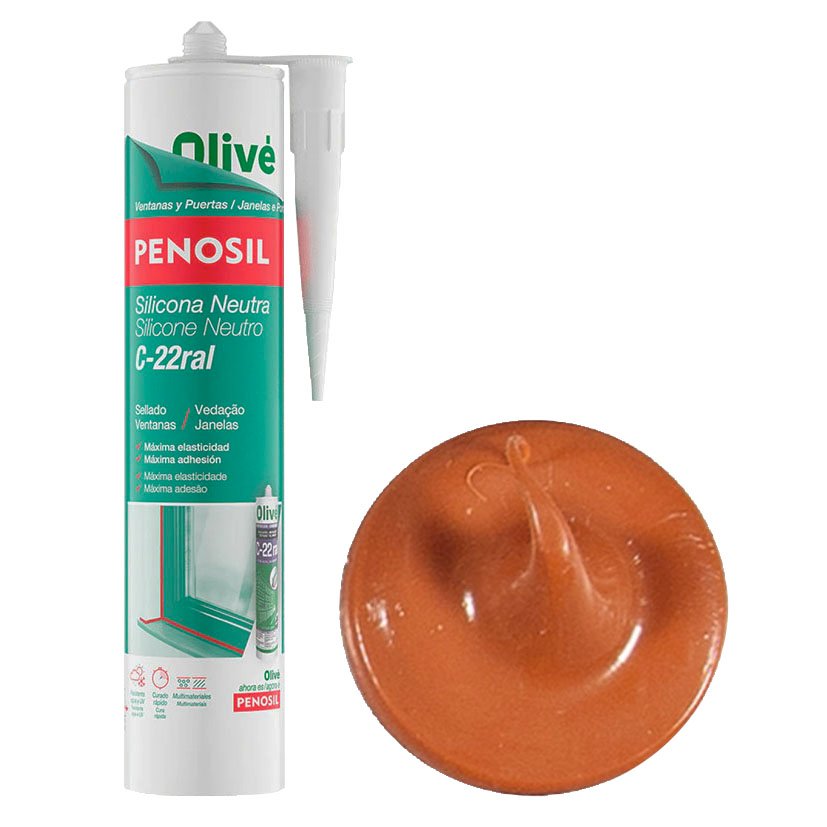 SILICONA NEUTRA C-22 MARRON R8004 300ML