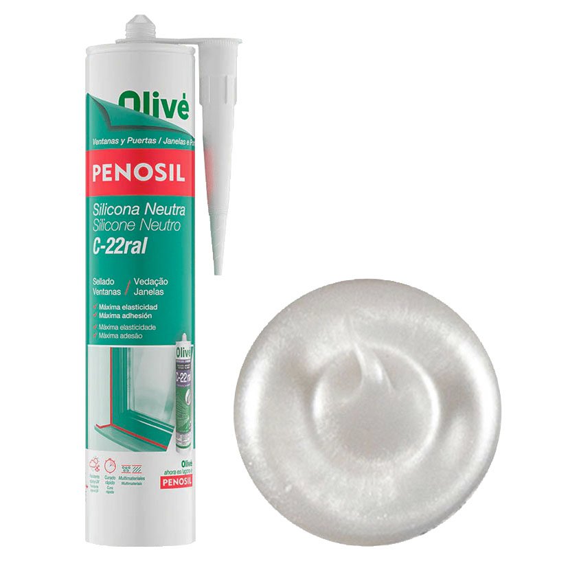 SILICONA NEUTRA C-22 PLATA 300ML