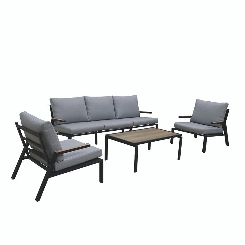 SET Jardin LENA 5 Piezas mueble metal