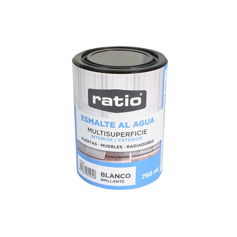 Esmalte ACRIL BTE MULT BL RATIO 750 ML Blanco esmalt agua