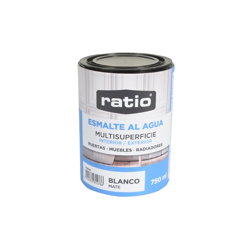 Esmalte ACRIL MATE MULT BL RATIO 750 ML Blanco esmalt agua