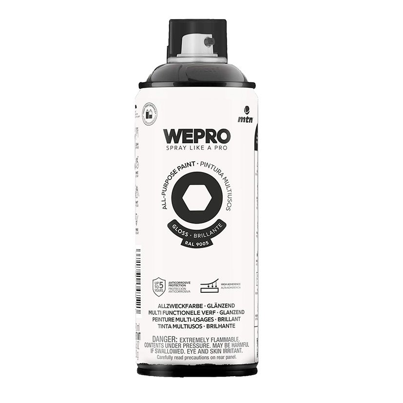 WEPRO SOLVENT NEGRO COSMOS MAT. 400ML