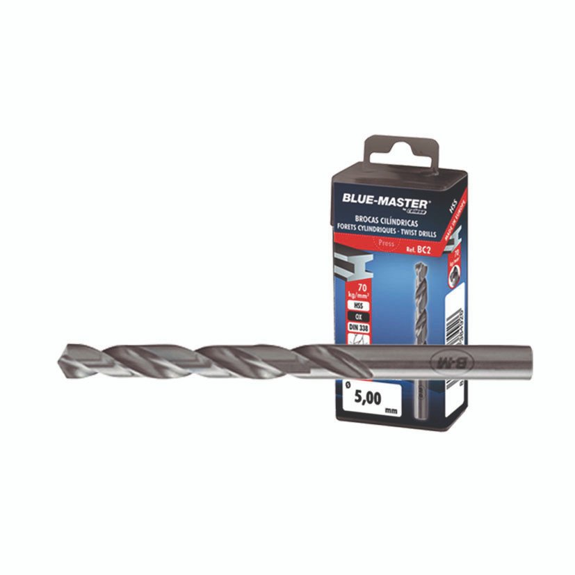 BROCA DIN-338 HSS Rectif Ø 04,00 MM 10 UD Blue Master 04,00 MM