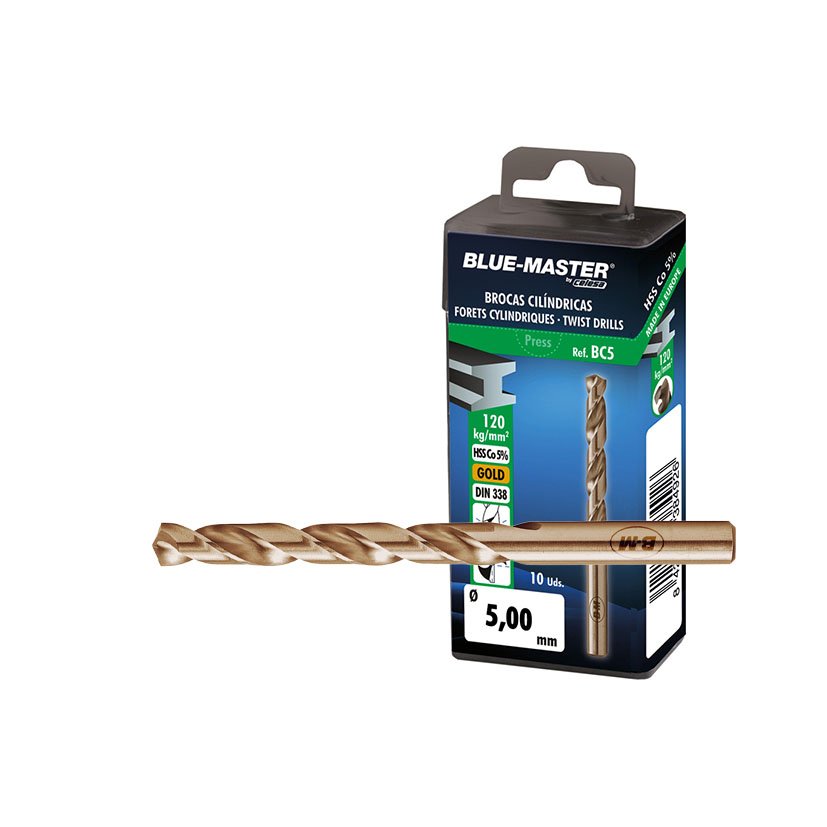 BROCA D 338 Hss-co RECT Ø 04,00 MM 10 UD Blue Master