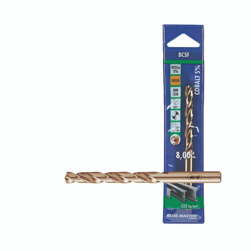 BROCA DIN 338 Hss-co RECT 7,50 Blue Master 50 Mm