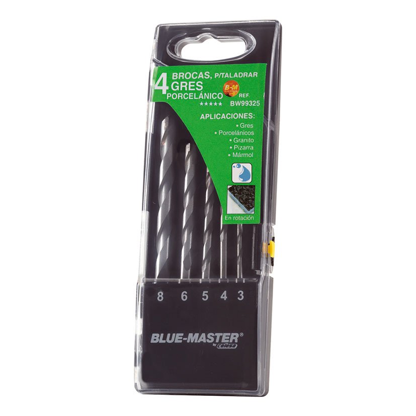 BROCA Juego GRES Y PORC 4-8 Blue Master 8 Mm