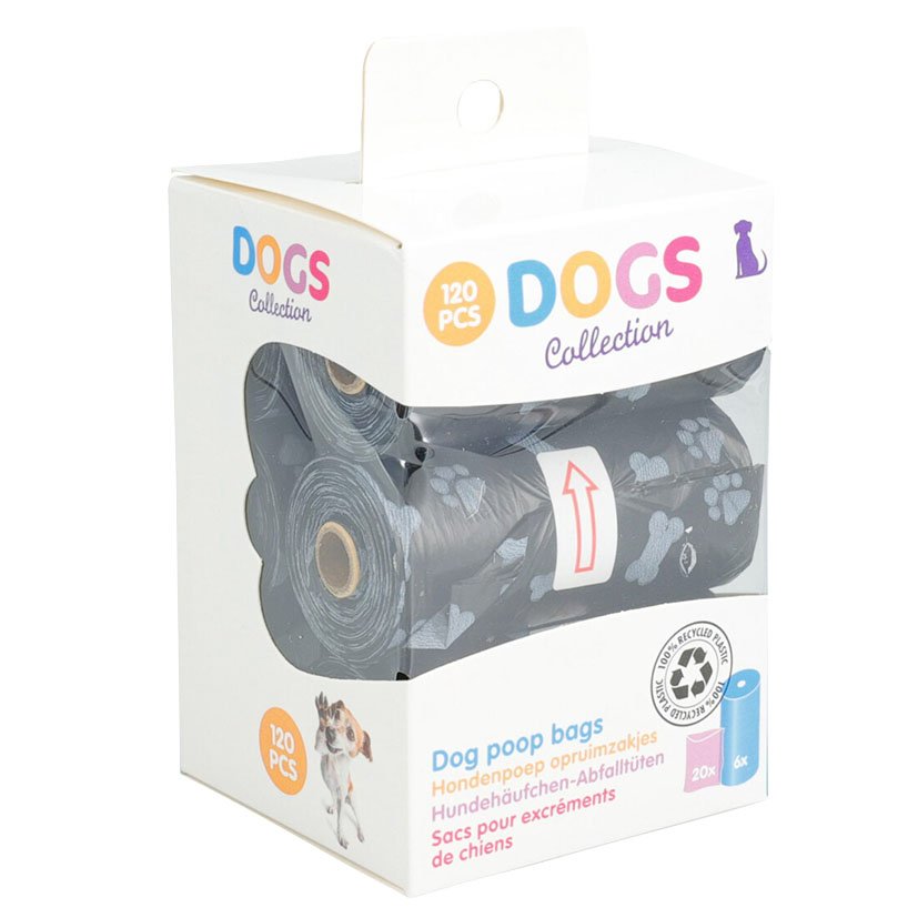 BOLSITAS HIGIÉNICAS PARA PERRO 6 ROLLOS