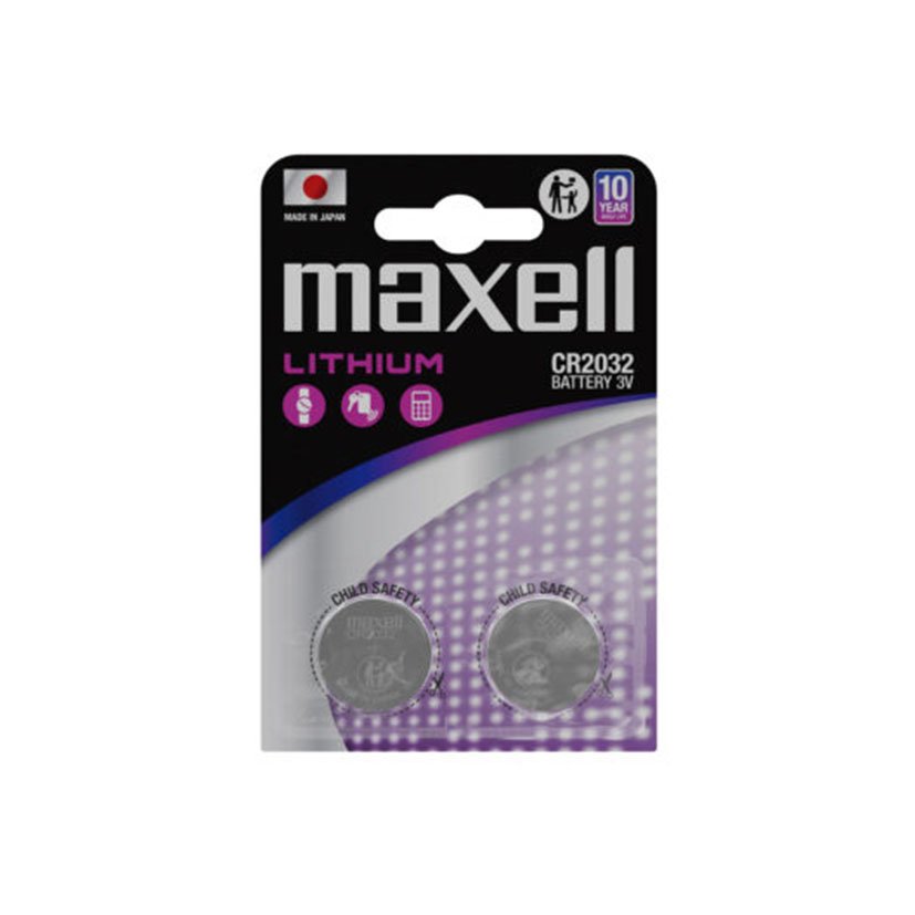 P.BOTON MAXELL CR-2032 BL 2UN