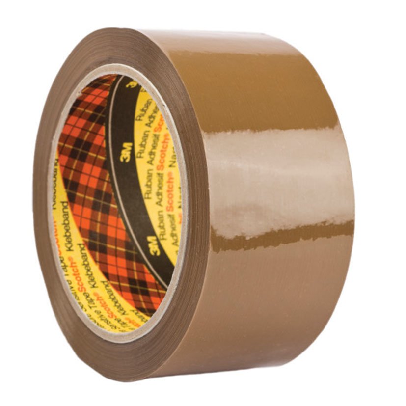 CINTA EMBALAJE MARRÓN 309, 50X66M. 6U.