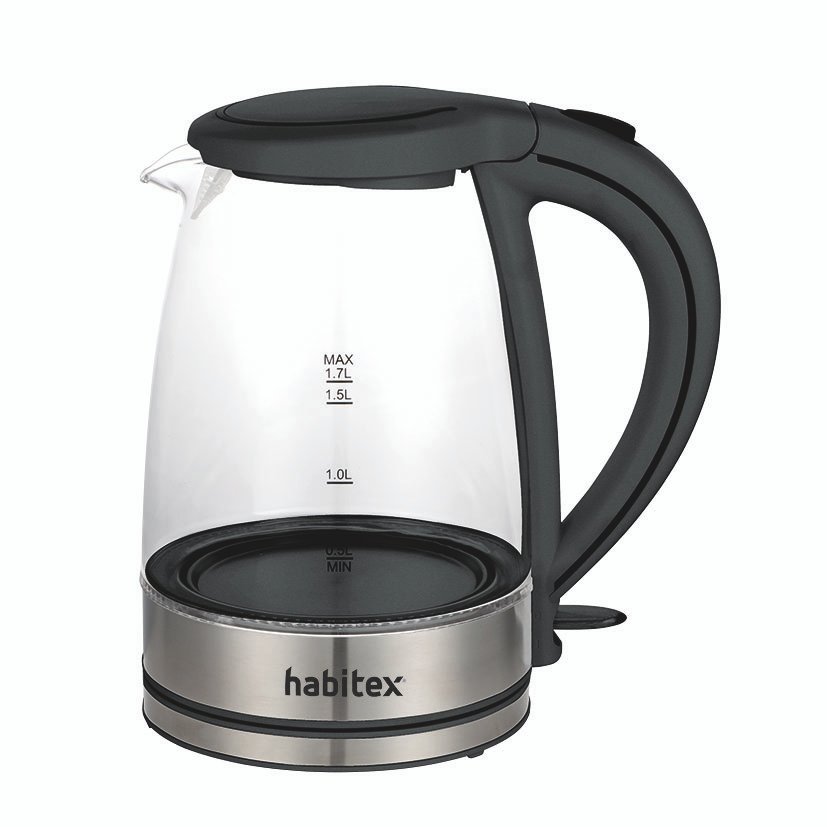 HERVIDOR AGUA CRISTAL 1,7L HABITEX