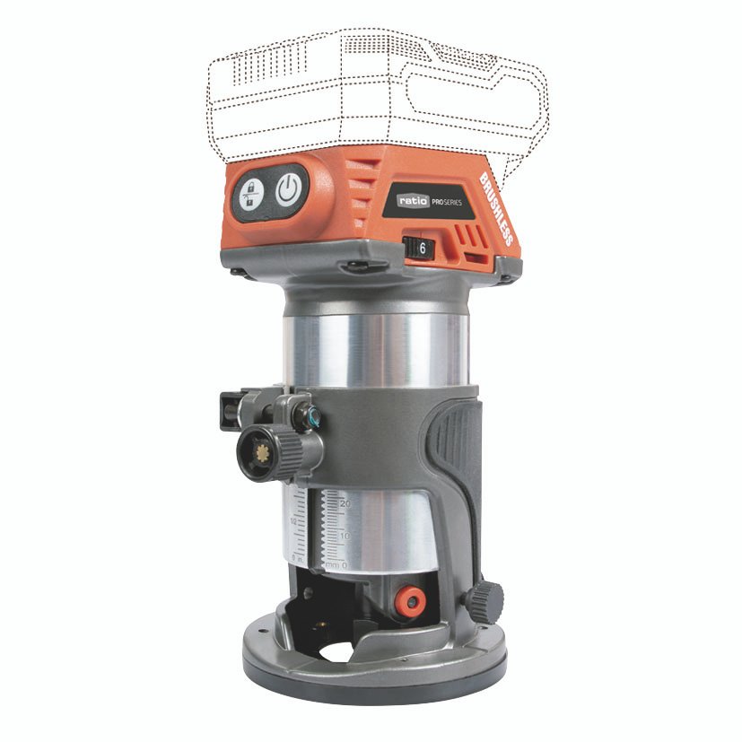 FRESADORA BATERÍA RATIO R-F20-B
