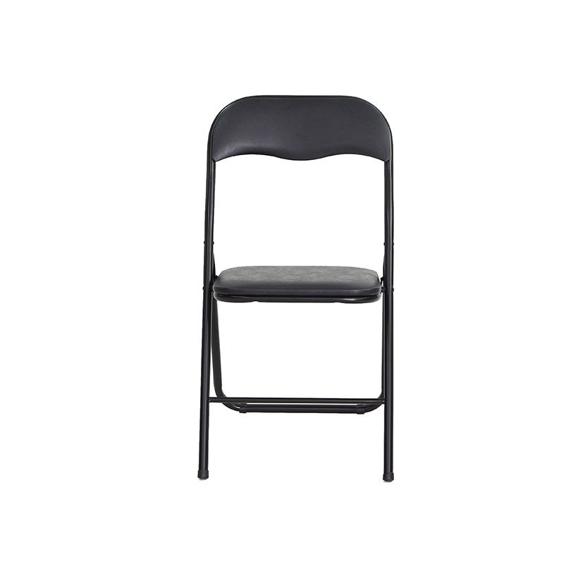 SILLA Metálica PLEG OPAL NEGRA 6 Unidad 48X44X80 Cm Negro auxiliar