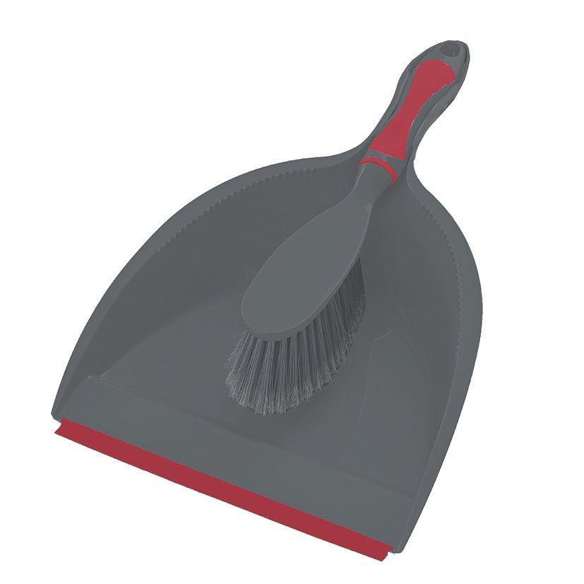 PALA Recogedor DE MANO C/cepillo Habitex 35X24X9 5 Cm limpieza