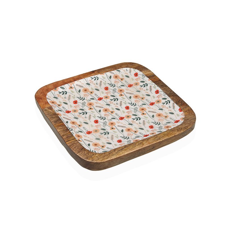 Fuente Cuadrada VERDI 20X20 Cm ensaladera fuent