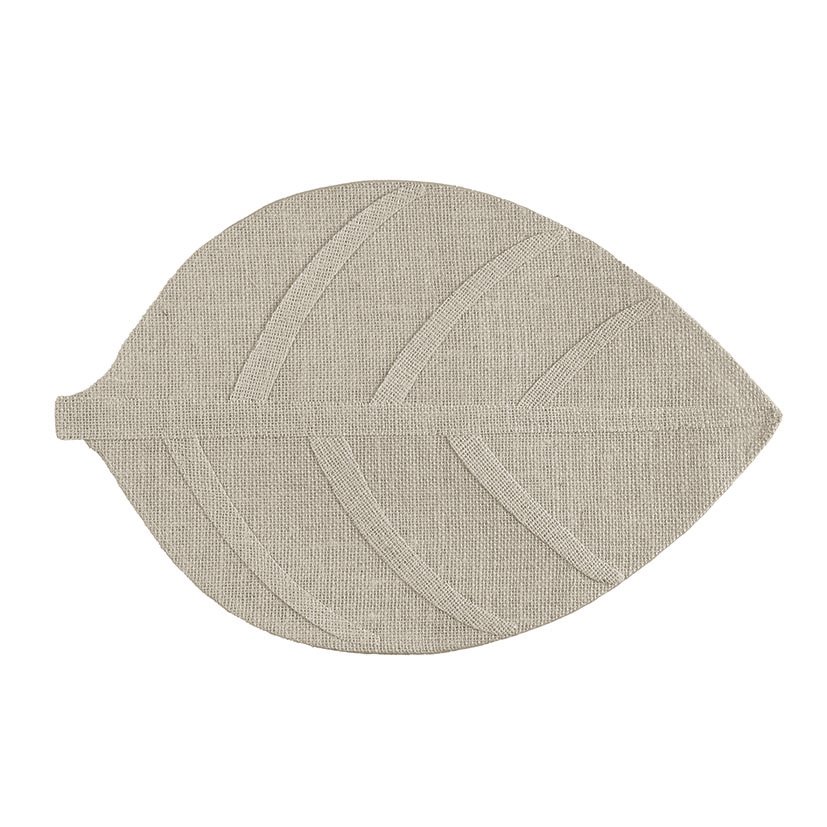 MANTEL INDIVIDUAL HOJA BLANCA