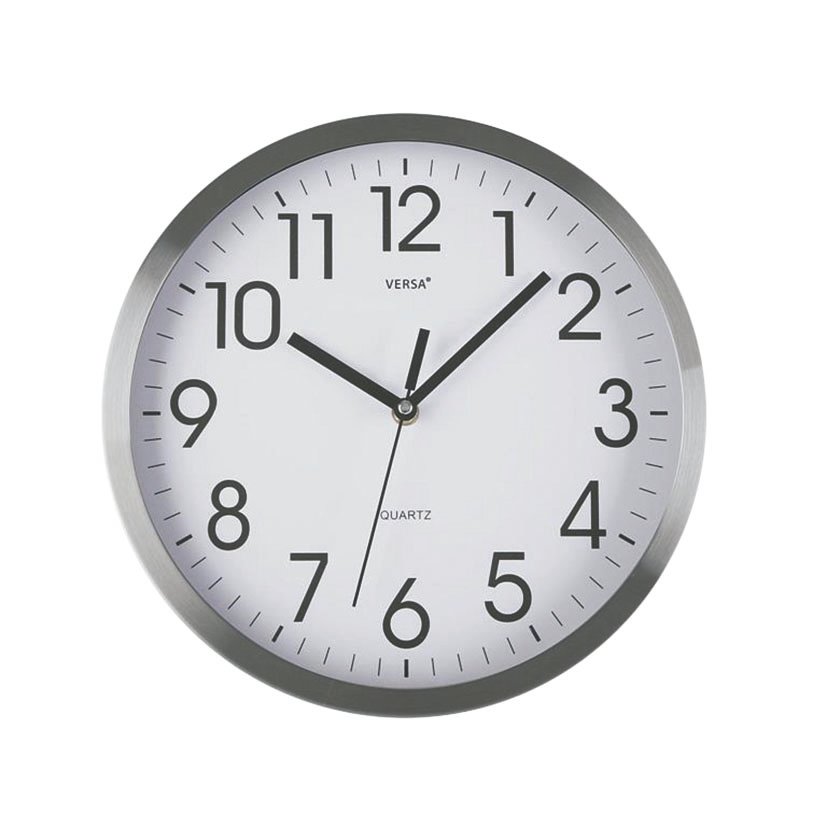 RELOJ Aluminio 30,5 CM decorativo