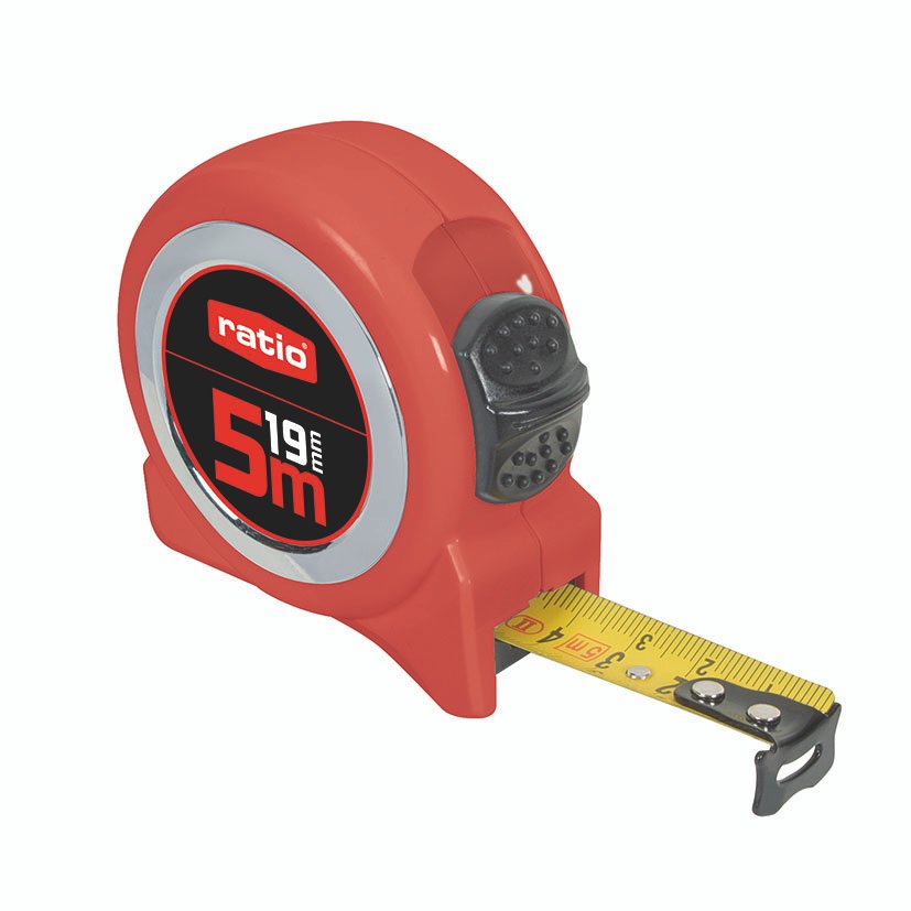 FLEXOMETRO CINTA 19/5 M.DISPLAY 12 PZAS.