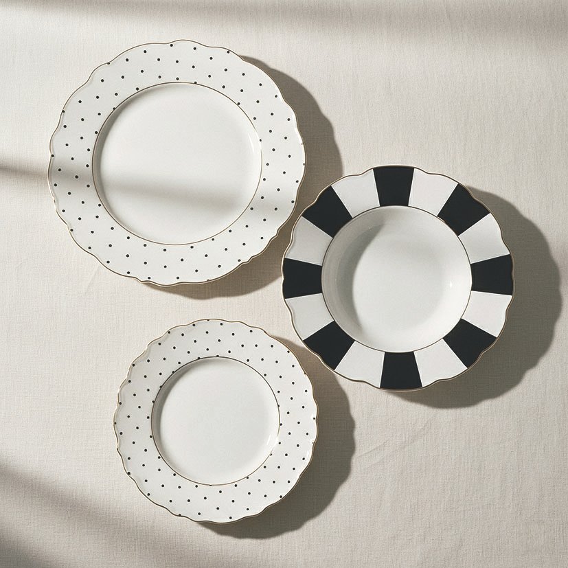 PLATO LLANO 27.5 CM. TOPOS 6 UNIDADES