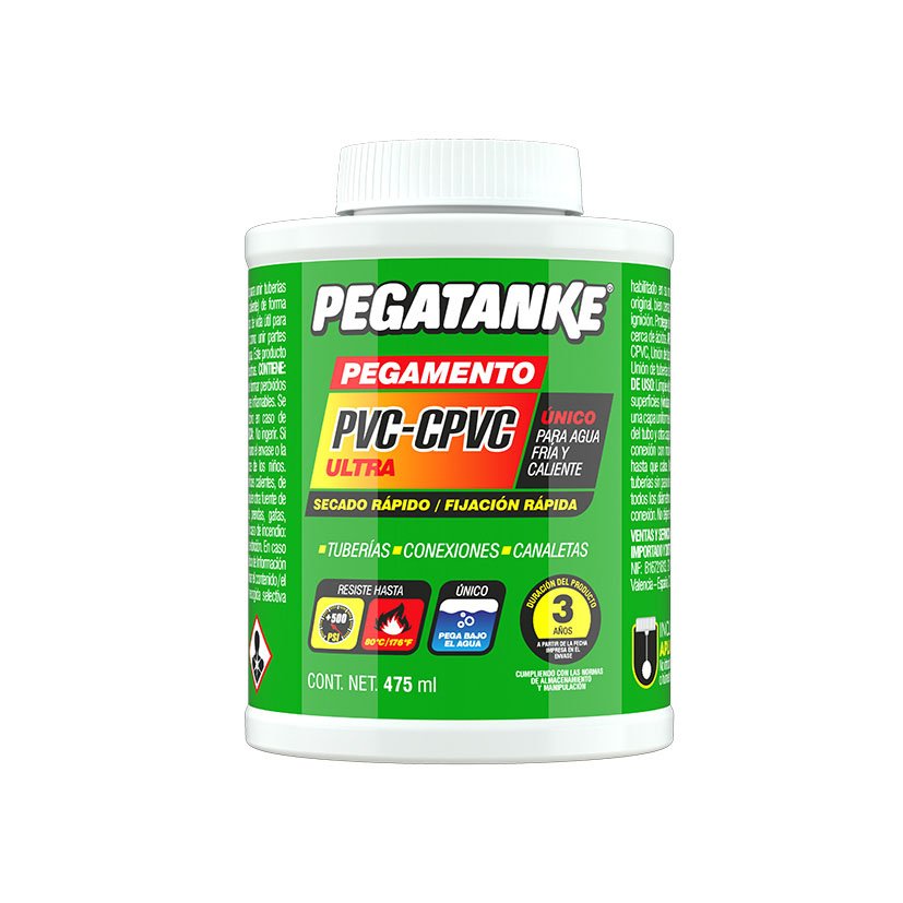PEGAMENTO PVC 475 ML. PEGATANKE