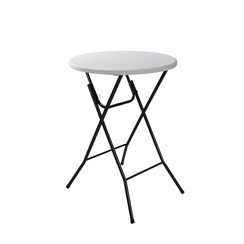 MESA PE Redonda Plegable TAY Ø80 CM 80X110 Cm mobiliario camping