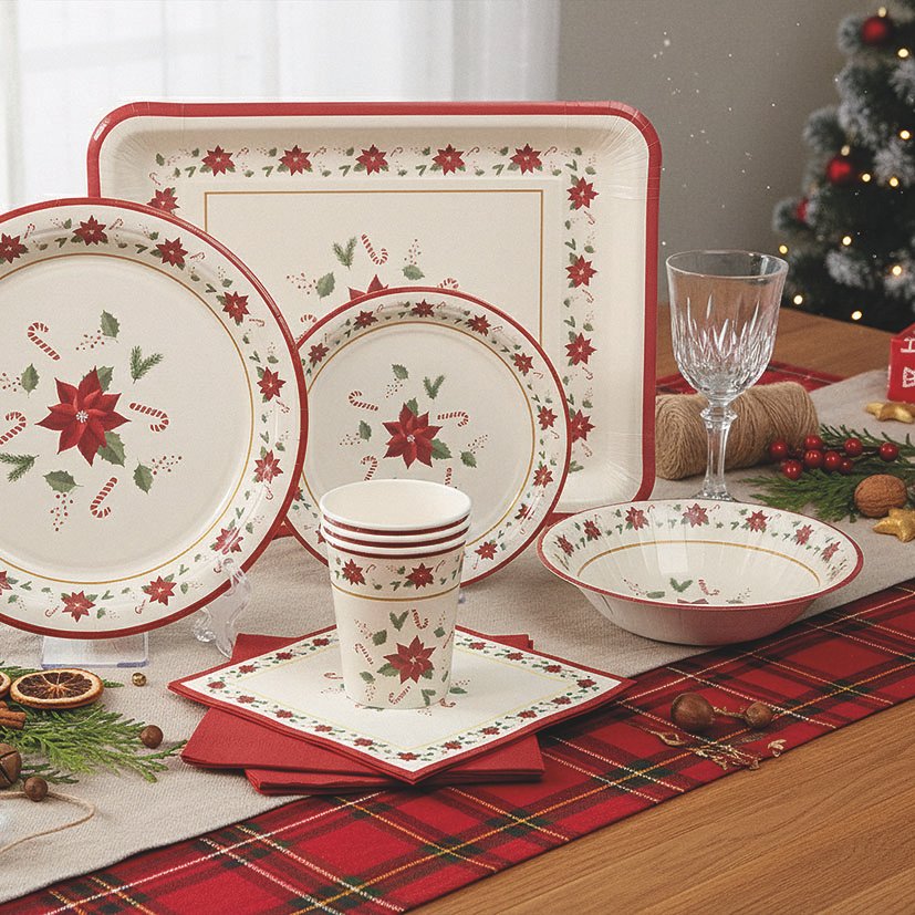 BOL 17.5 CM. NAVIDAD 6 UNIDADES