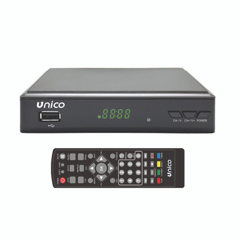 RECEPTOR DVB-T2 UNICO
