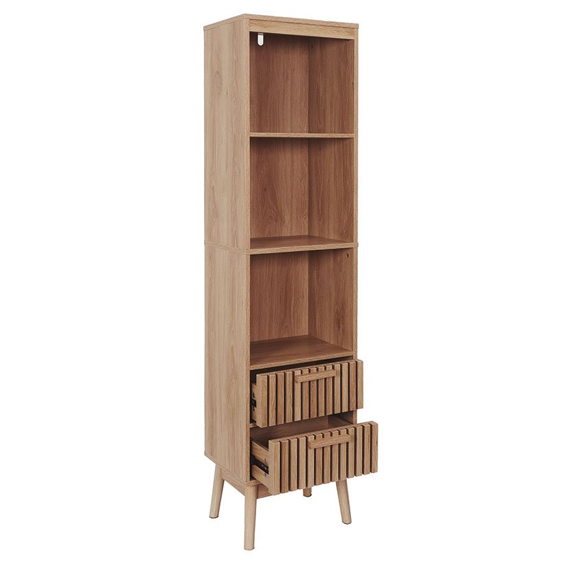 Mobiliario KLAUS Columna 2 CAJ 40X 30X160 40X30X160 Cm auxiliar