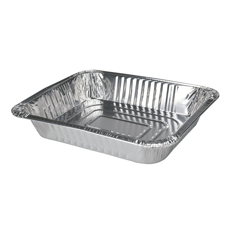 Bandeja Aluminio BBQ 32X26 XH 6 CM 2 UN barbacoa