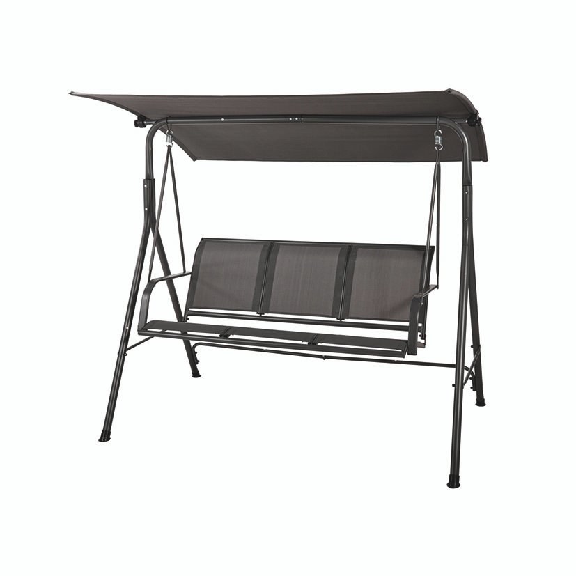 Balancín Metálico GRIS 3 Plazas Koopman 112X170X150 3 Cm balancin