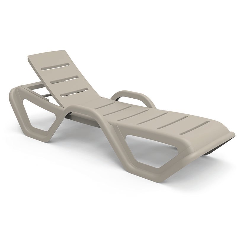 Tumbona Monoblock TOPO 190 X 62 X 40 190X62X40 mueble resina