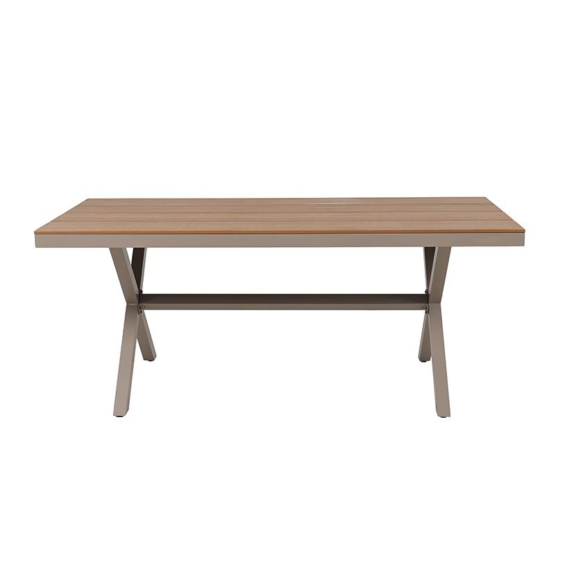 MESA Comedor Aluminio KMUS 180X90X74 Cm mueble metal
