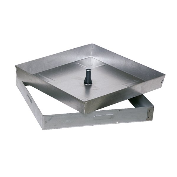 TAPA RELLENABLE ACERO GALV.H50 330X330