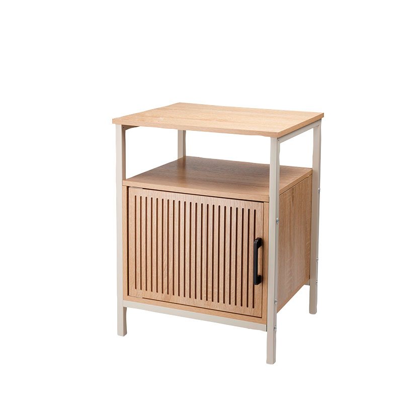 Mesita NOCHE MDF Madera NAT 43X 33X55 CM 43X33X55 CM 43X33X55 Cm
