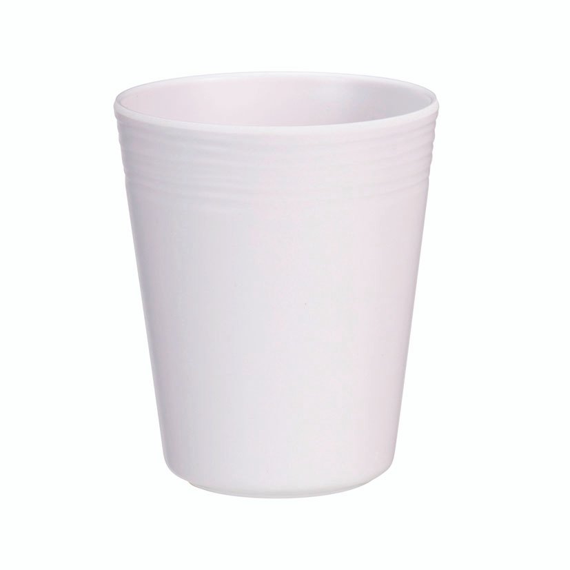 VASO MELAMINA Ø 85X100 MM. BLANCO