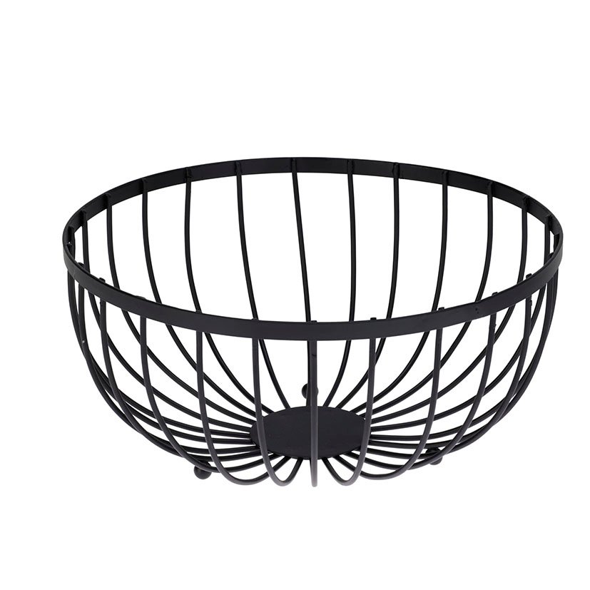 FRUTERO METAL 26X12 CM. NEGRO