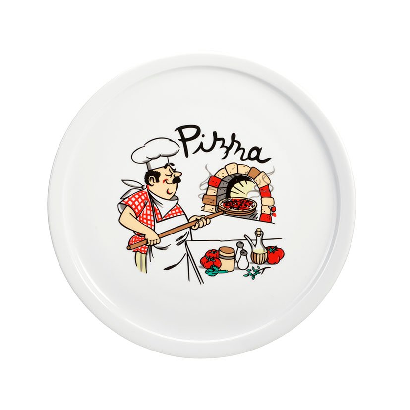 PLATO PIZZA PORCELANA