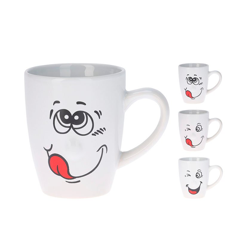 MUG 310 ML. STONEWARE. SURTIDO