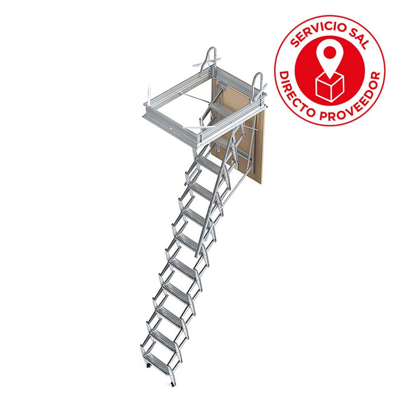 ESCALERA ESCAMOTEABLE 60X120X280 CM