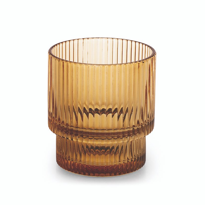 VASO VIDRIO EPOQUE AMBAR34 CL.6 UNIDADE
