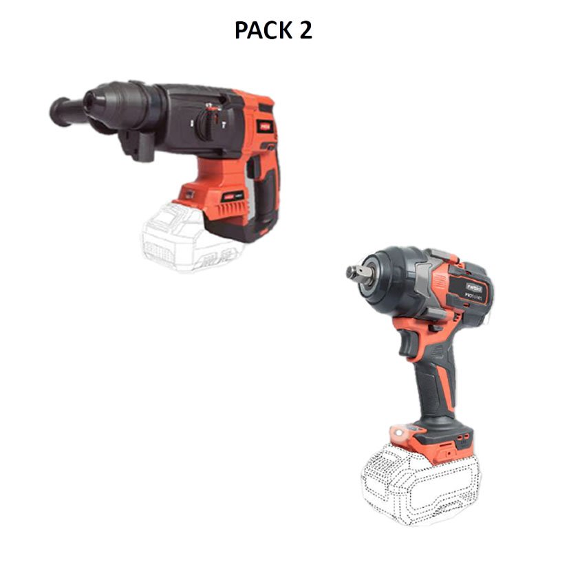 7994X404+7994X473+ BAT 7994X401 RATIO Proseries taladro martillo 18 V