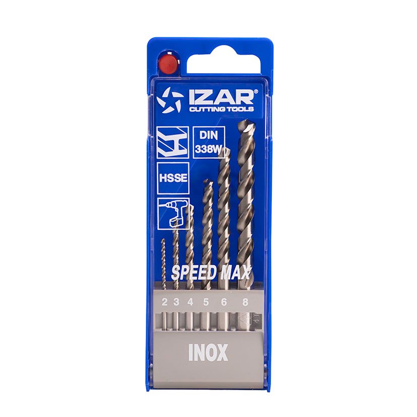 BROCAS 6UDS.HSSE INOX. 2-3-4-5-6-8MM.