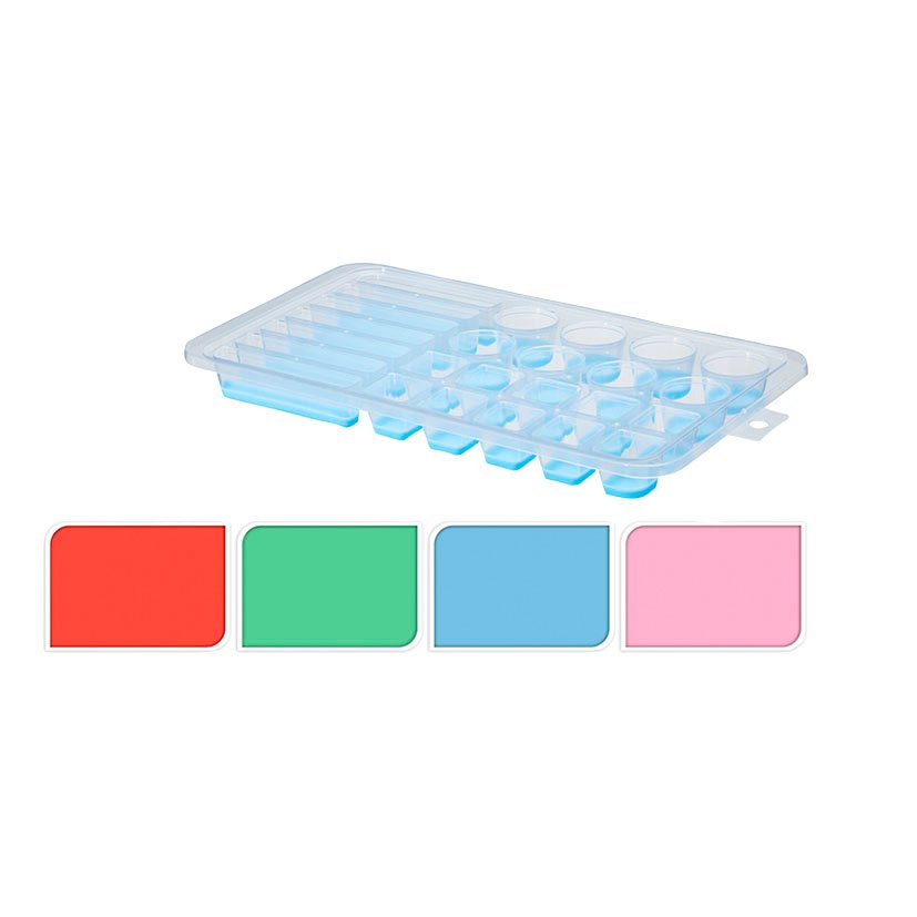 Bandeja Cubitos HIELO COLOR Surtido Koopman 37X17 5 Cm