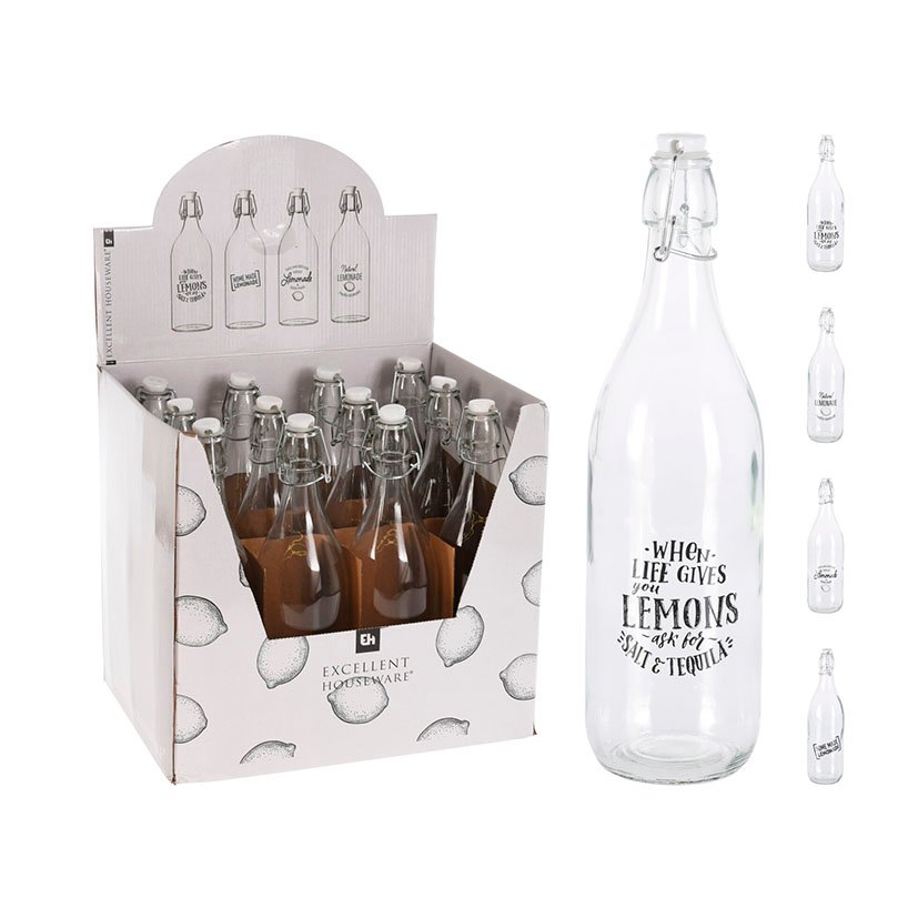 Botella Cristal 1 L Surtidas Koopman