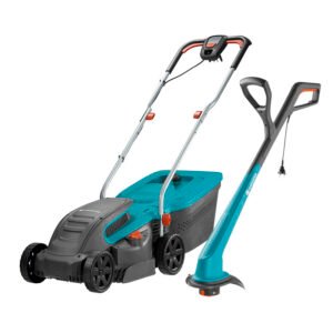 Kit Cortacésped Gardena Power Max 1200 y Cortabordes Smallcut 300/23 200 W 300 W
