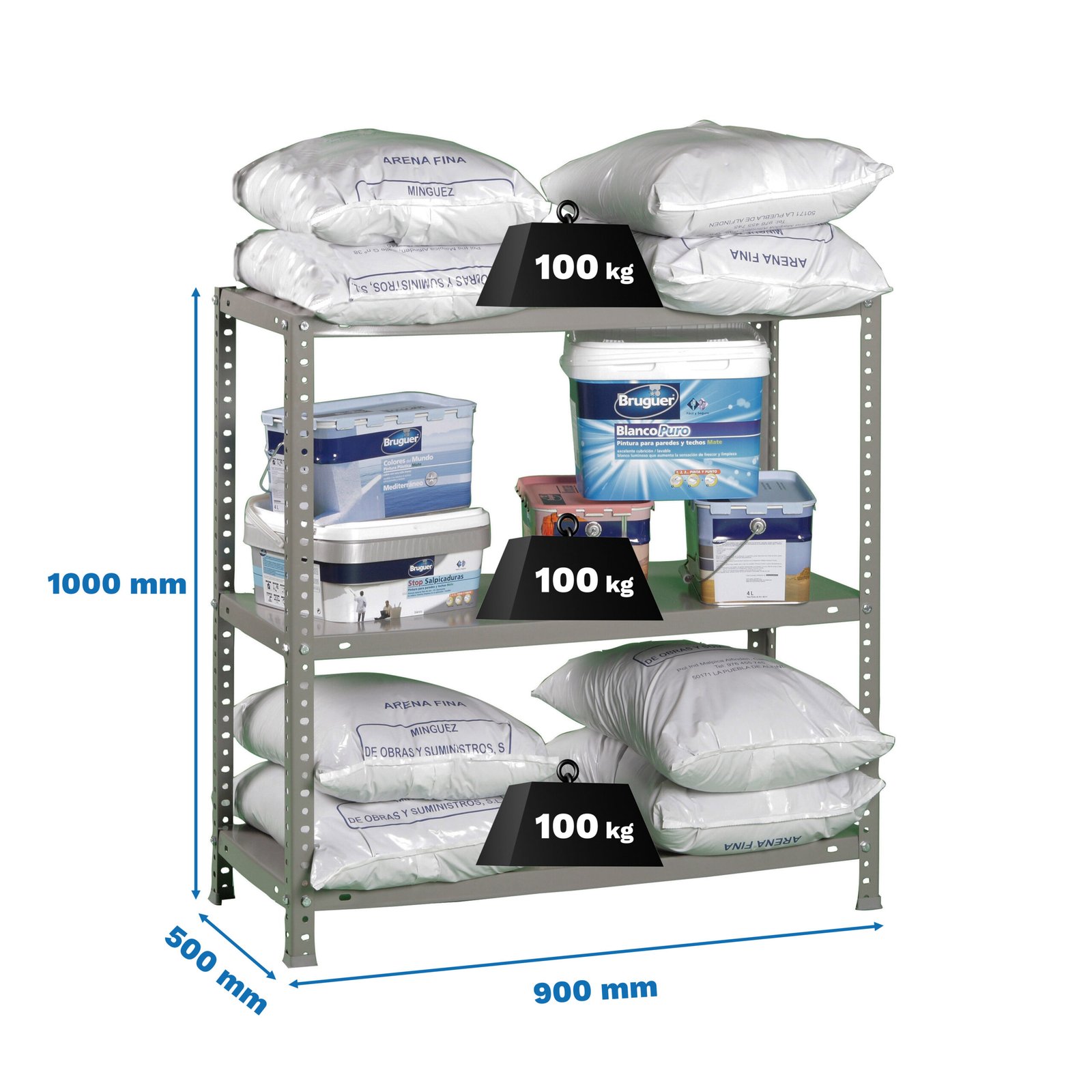 Comfort 3/500 1000 GRIS Simonrack 10 Cm 1000X900 - Imagen 6