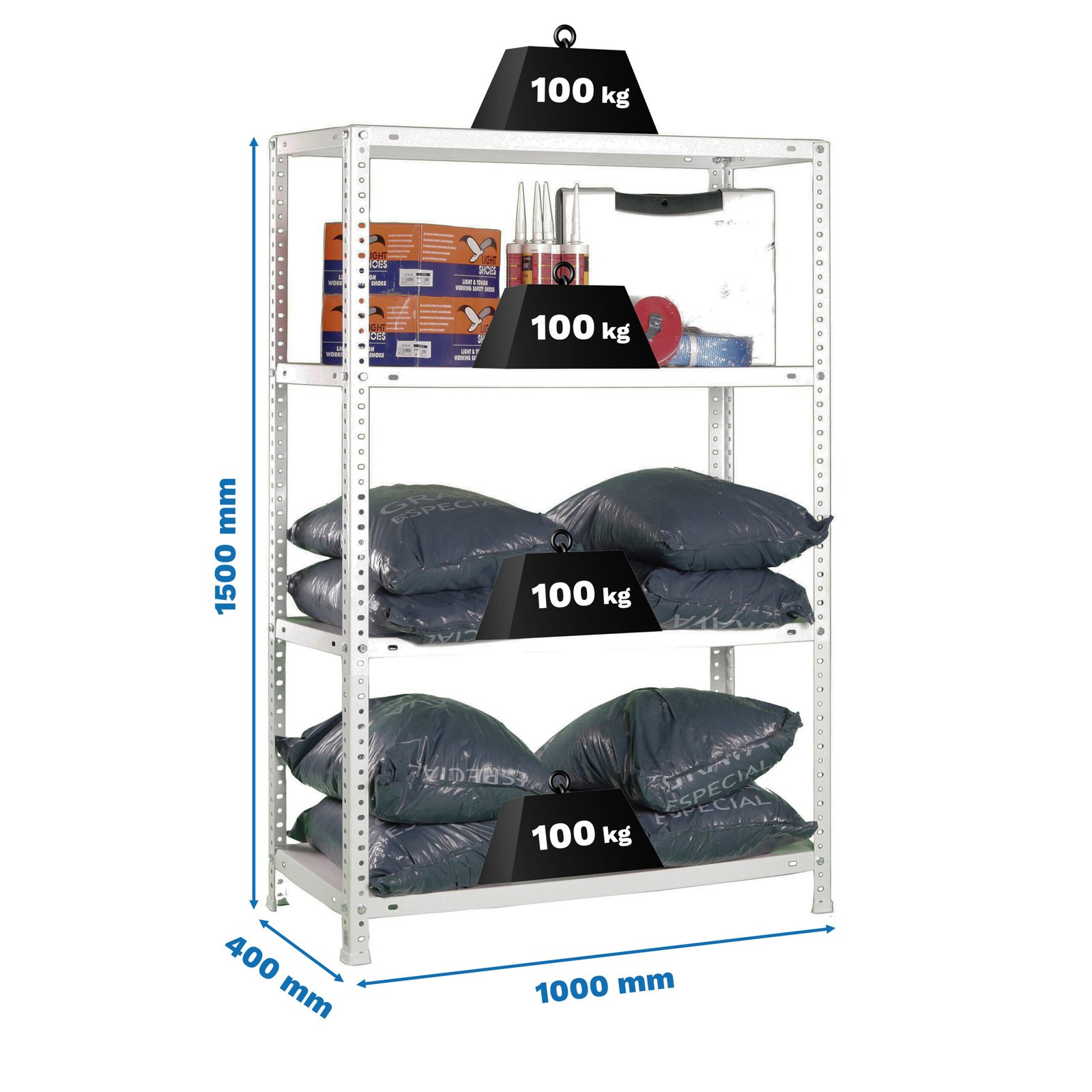 Comfort PLUS 4/400 GALVA Simonrack 1500X1000 400 Mm Galvanizado - Imagen 6