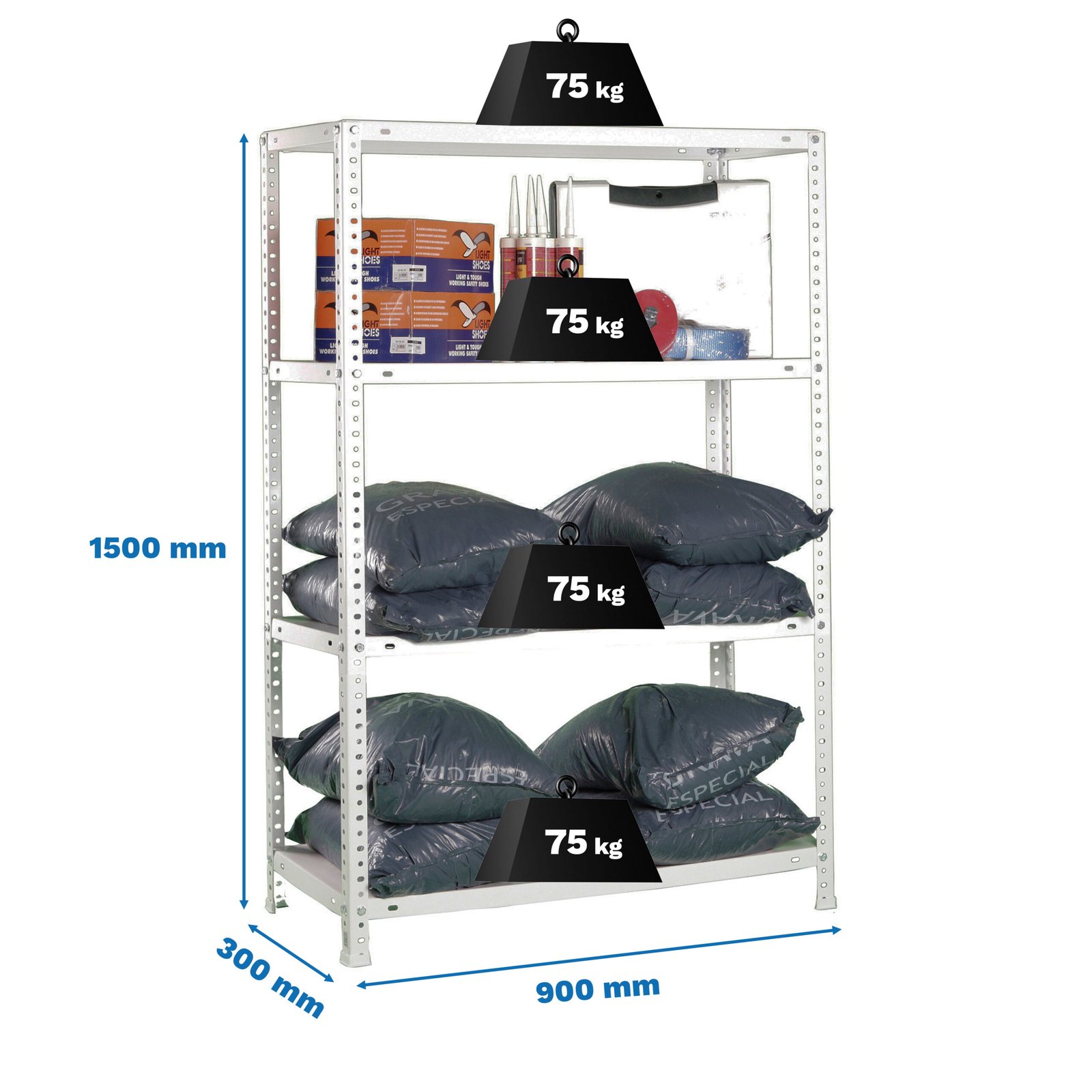 Advantage 4/300 1500 Blanco Simonrack 1500X900 300 Mm - Imagen 7