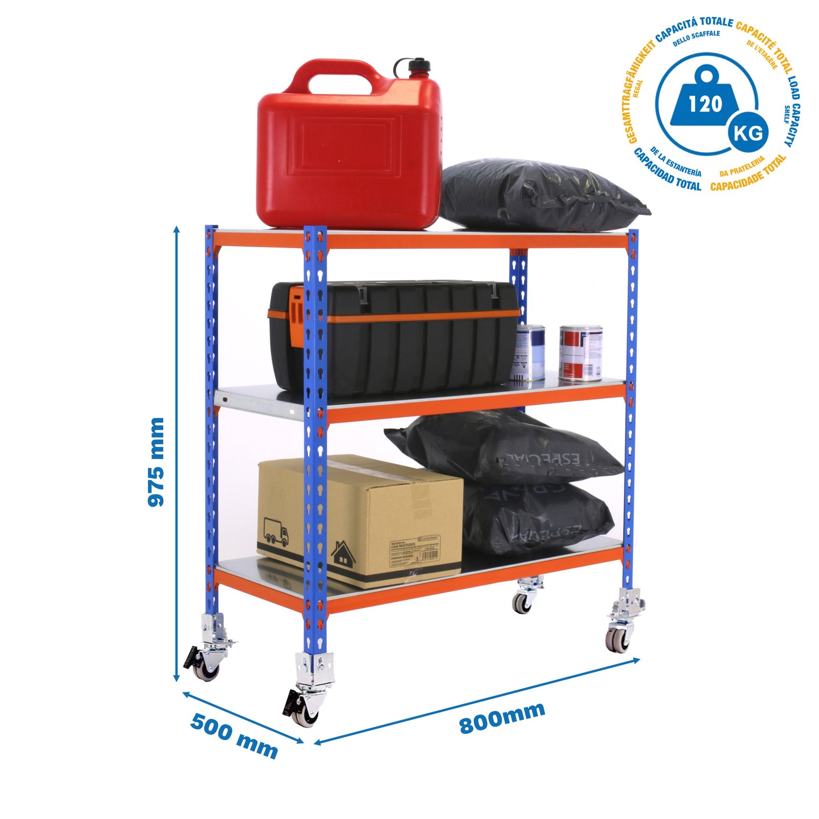 Simonclick Mobile MINI 3/500 900 Azul/nar/gal Simonrack 900X800 500 Mm - Imagen 4
